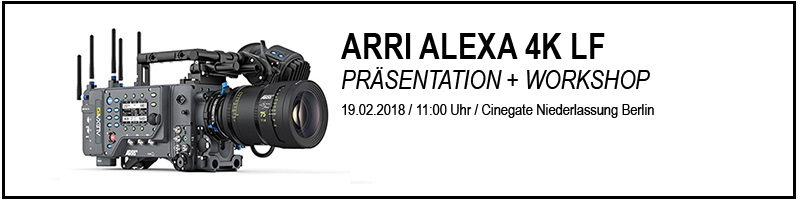 ARRI Alexa 4K LF workshop Niederlassung Berlin